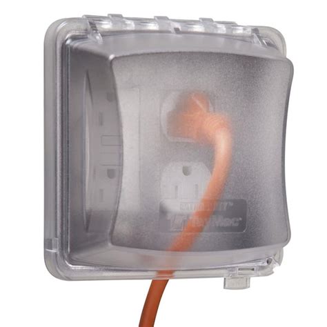 all weather 2 gang in-use cover junction box|2 gang weatherproof electrical box.